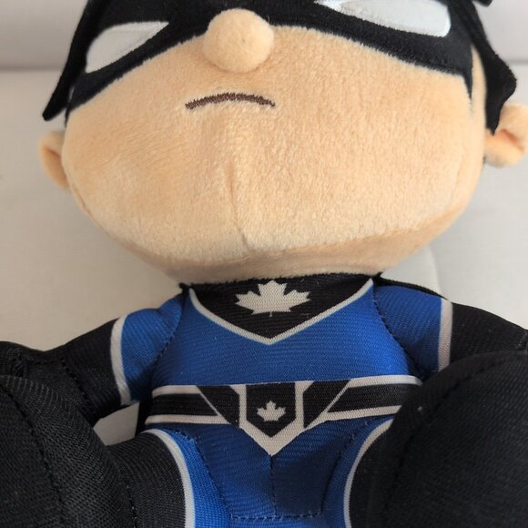 Comic Con Souvenir 3 Lot Ottawa Canada Blue Plush Superhero Water Bottle Lanyard - Picture 11 of 16